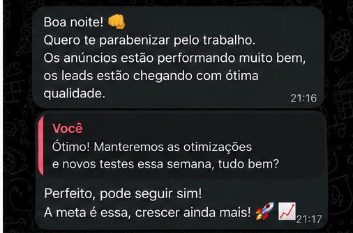 Print de depoimento de cliente 3
