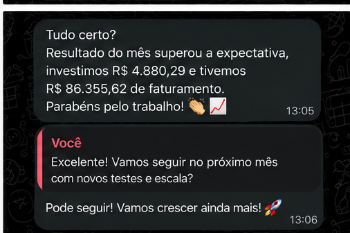 Print de depoimento de cliente 9